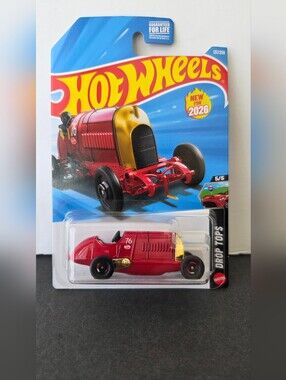 Hot Wheels Fiat Beast Of Turin Red Vintage Racing Car Drop Tops 5/5